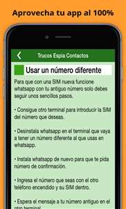 Trucos Espia Contactos screenshot 2