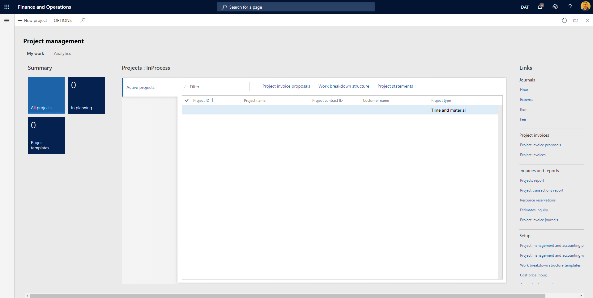 Snapshot 3 of Dynamics 365 for Medical Devices: 2-Hr Assessment