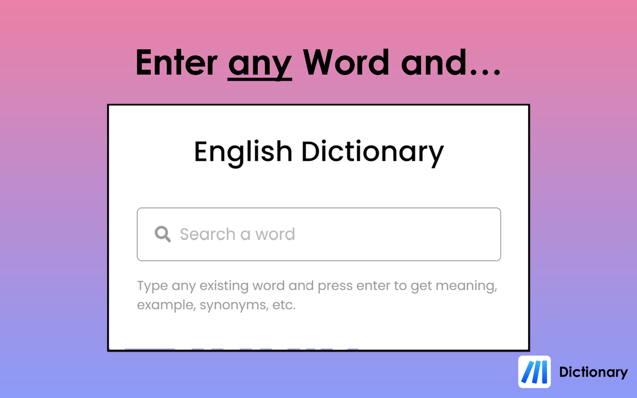 Dictionary | PixelApps