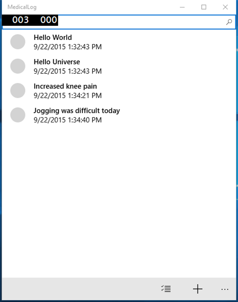 MedicalLog Screenshots 1