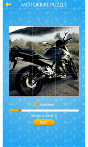 Motorbike Jigsaw Puzzle screenshot 1
