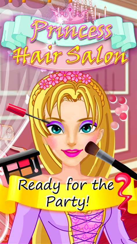 Princess Hair Salon - Fashion Makeover Girls Game Screenshots 2