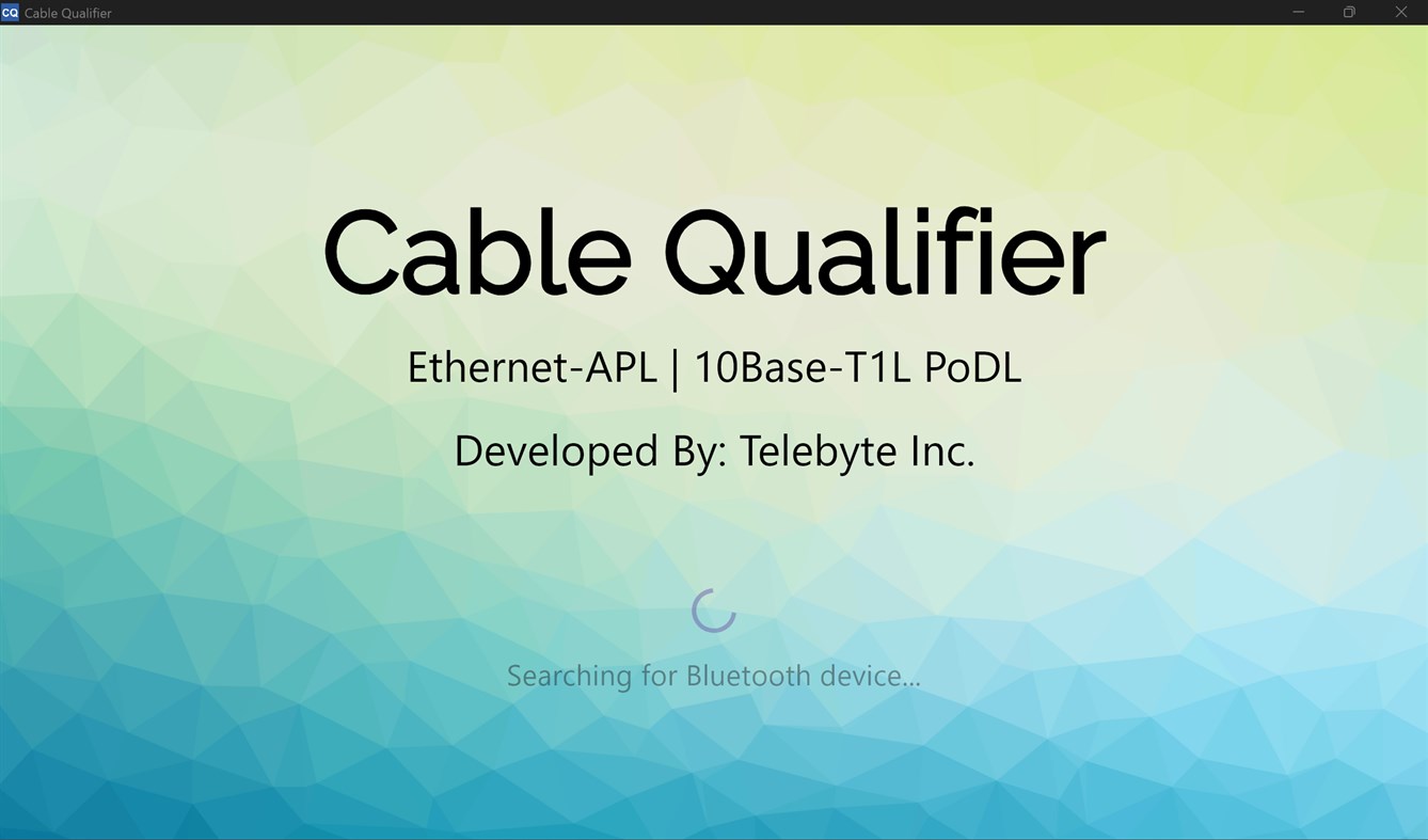 #1. Cable Qualifier (Windows) Fejlesztő: Telebyte