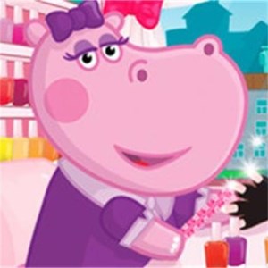 Hippo Manicure Salon Game Play icon