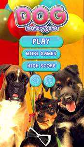 Dog Memory Game screenshot 1