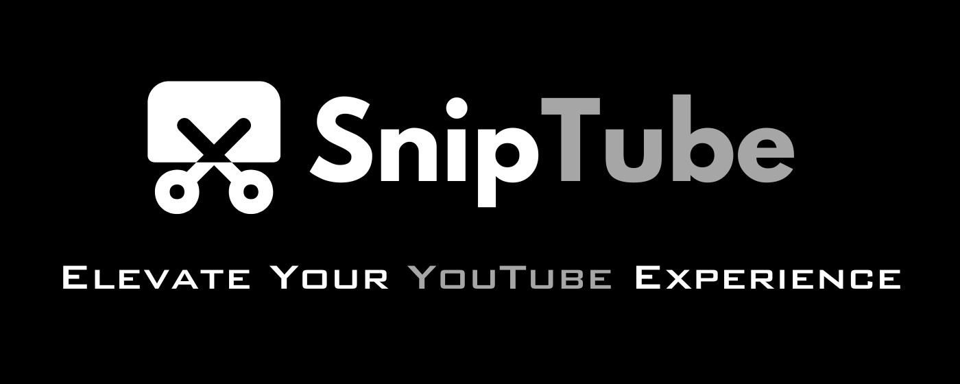 SnipTube - AI powered YouTube bookmarker marquee promo image