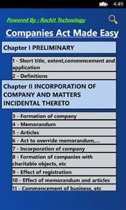 Companies Act Made Easy screenshot 2