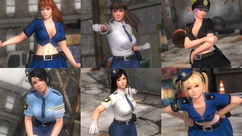 DEAD OR ALIVE 5 Last Round Police Uniform Set