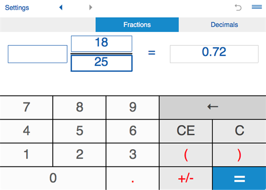 Fraction to Decimal and Decimal to Fraction Converter screenshot 2