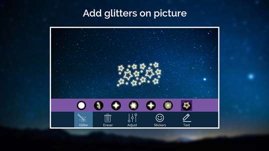 Glitter and Pixel Effects Photo Editor screenshot 1