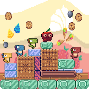 Strawberry and Dino: Fun in Candyland