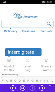 The Oxford Dictionary screenshot 1