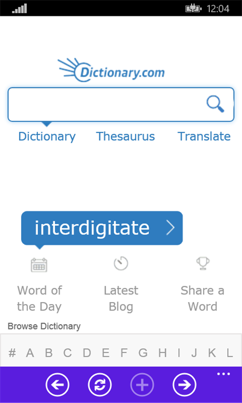 The Oxford Dictionary Screenshots 1