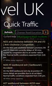 Traffic and Travel UK screenshot 4