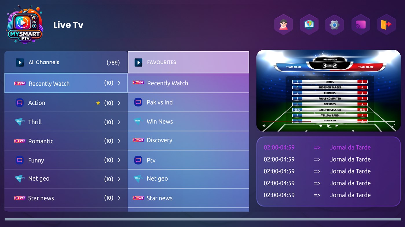 #3. My Smart IPTV: Watch LiveTV (Windows) Podle: Discover_App