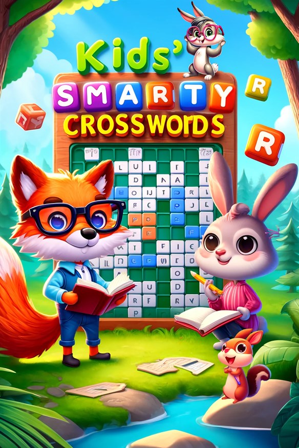 Kids' Smarty Crosswords for PC & XBOX Xbox Series X|S and Xbox One cover art