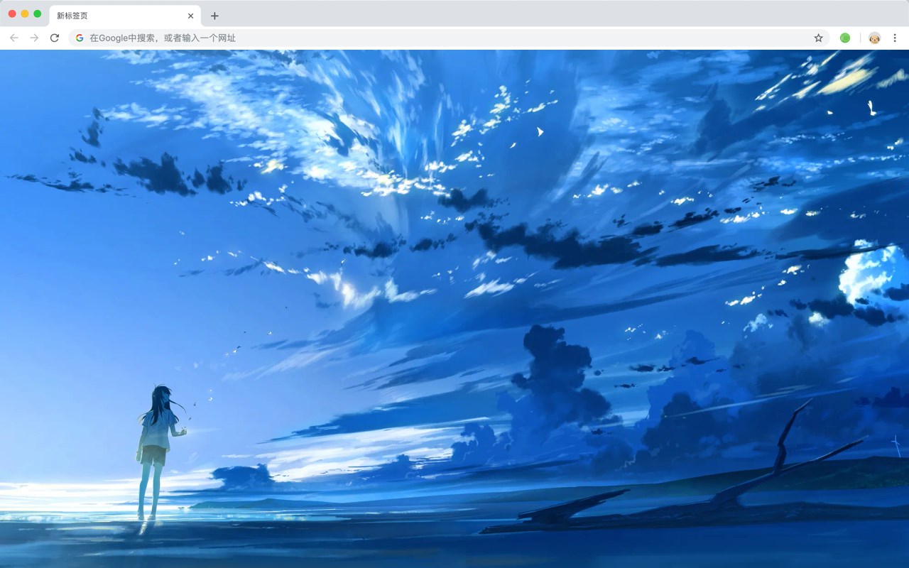 Anime Blue Theme 4K Wallpaper HomePage promo image