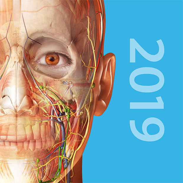 Atlas de anatomía humana 2019: Cuerpo humano completo en 3D