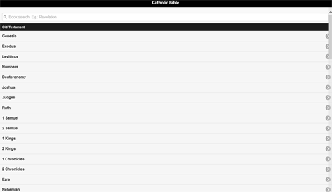 Catholic Bible Revised Edition Screenshots 1