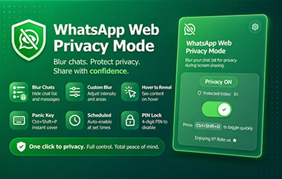 WhatsApp Web Privacy Mode