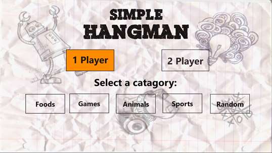 Simple HangMan screenshot 1