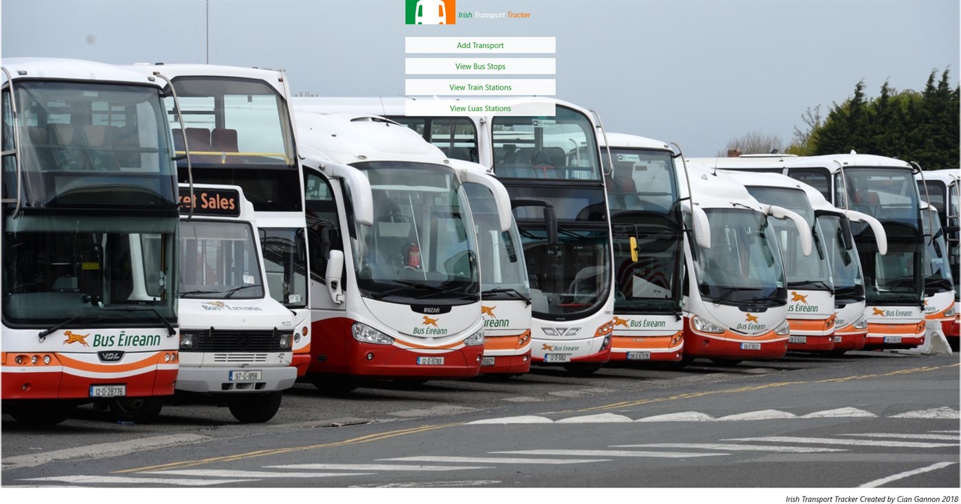 #1. Irish Transport Tracker (Windows) 由: CianG