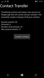 Contact Transfer screenshot 1