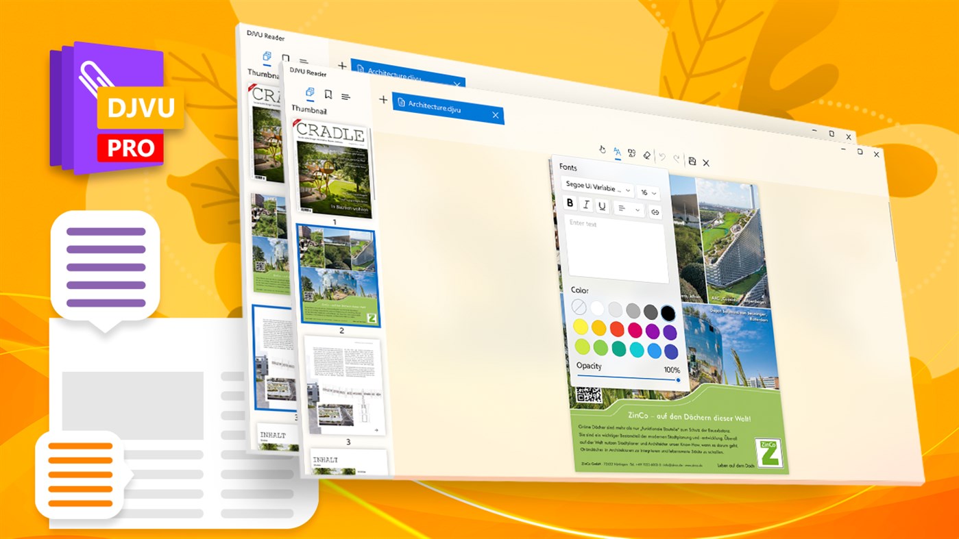 #3. DjVu Book Reader PRO (Windows) Av: Articent Group LLC