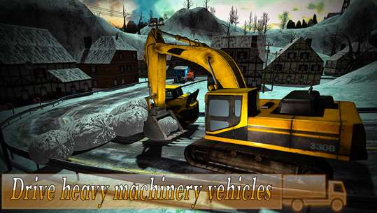 Heavy Snow Excavator: Blower & Truck Driving screenshot 1
