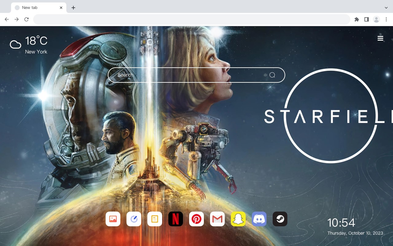 "Starfield" Game-themed 4K Wallpaper HomePage
