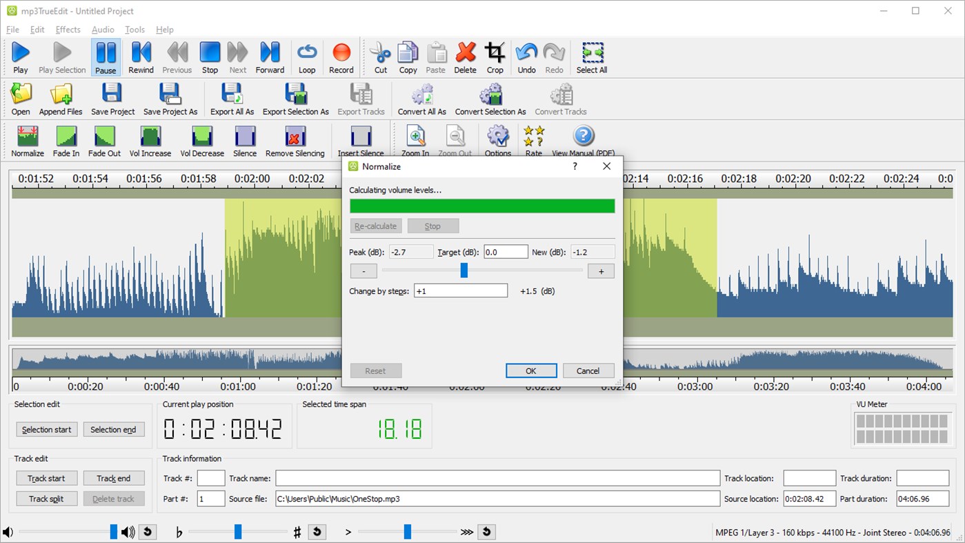 #3. mp3TrueEdit (Windows) By: C2 Solutions Ltd.