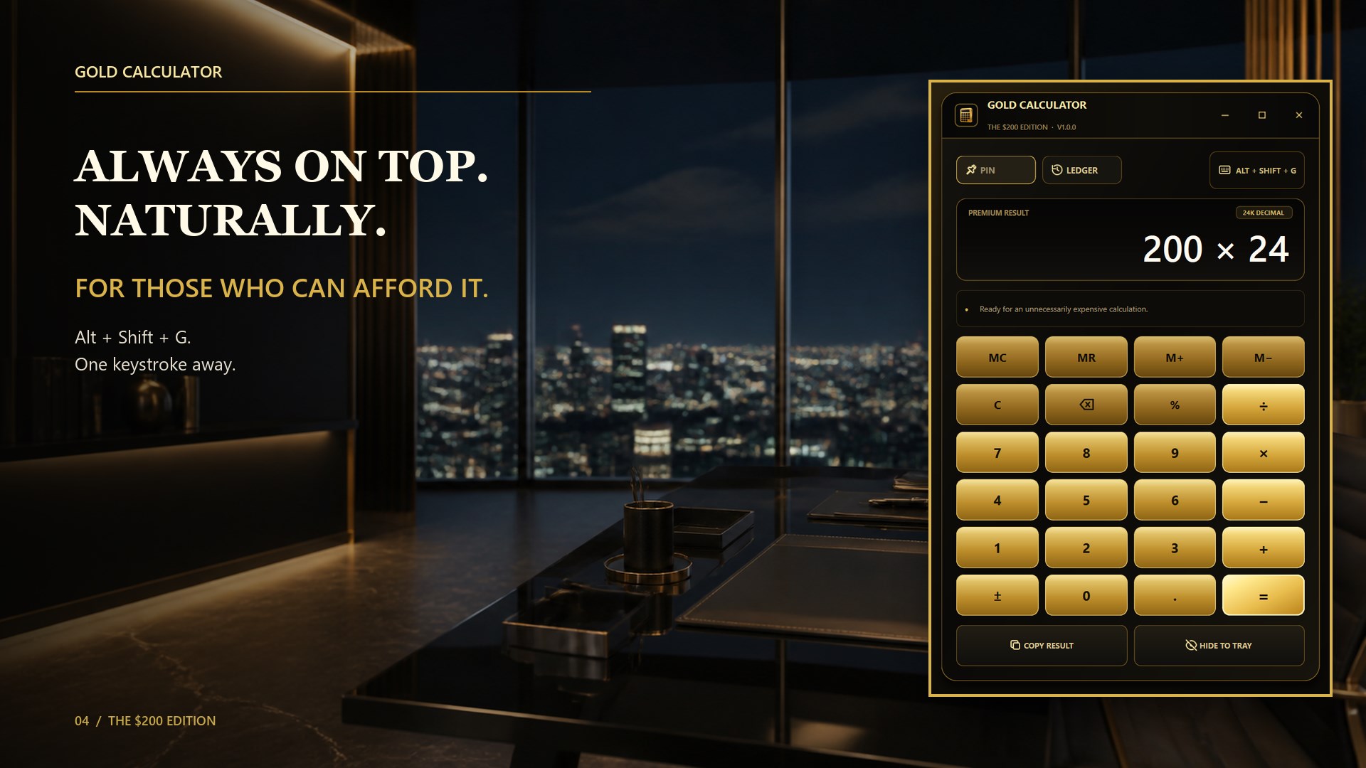 Gold Calculator screenshot