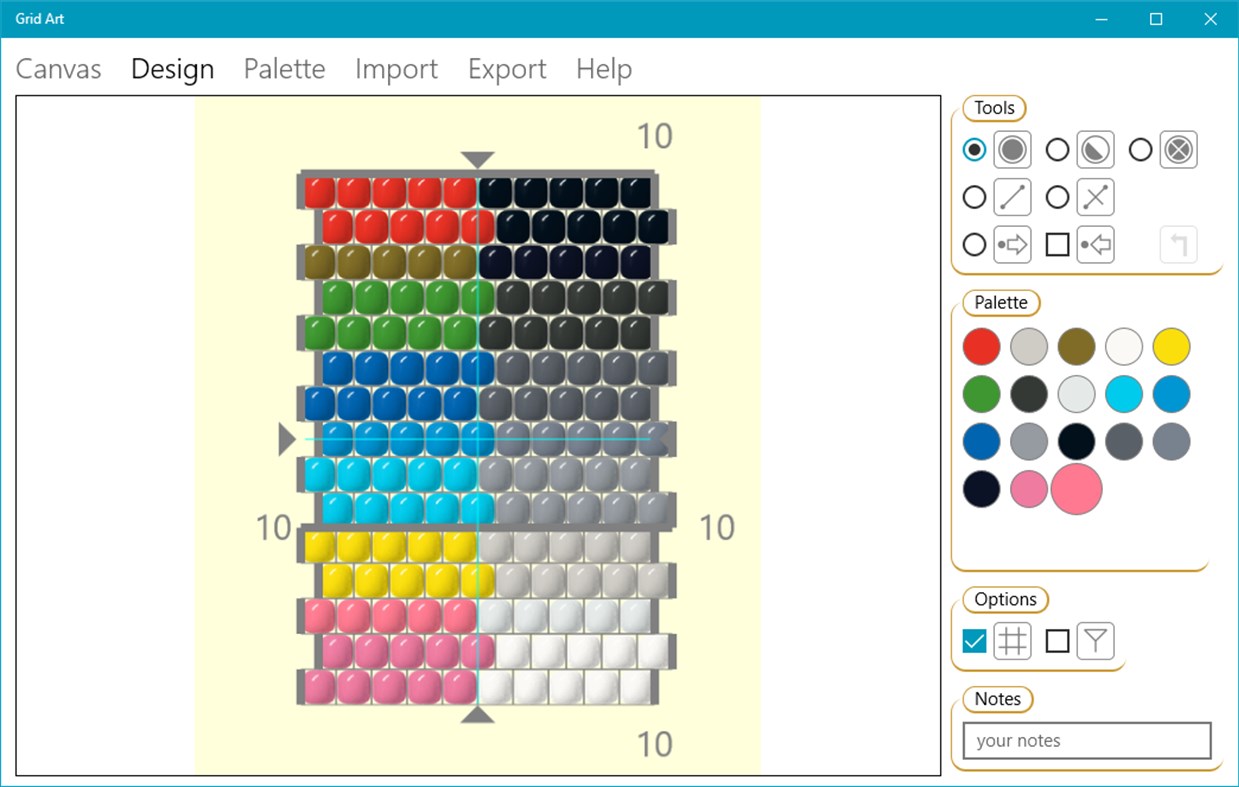 #8. Grid Art (Windows) Podle: Мистер Кибернетик