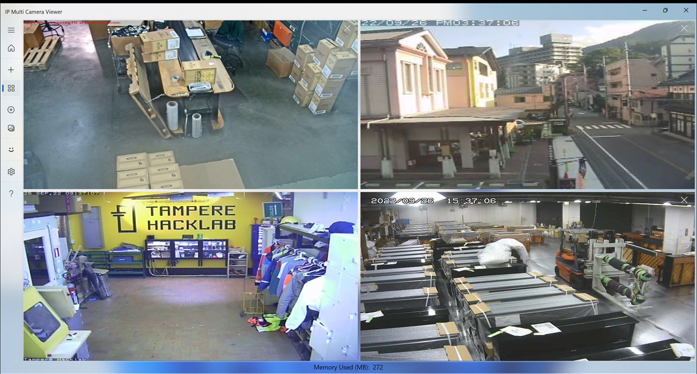 #1. IP Multi Camera Viewer (Windows) By: Alexander Komarov