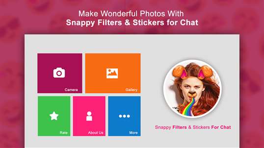 Snappy Photo Filters and Stickers for Chat screenshot 1