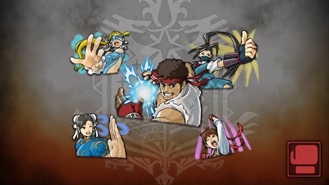 Set de stickers : Street Fighter V