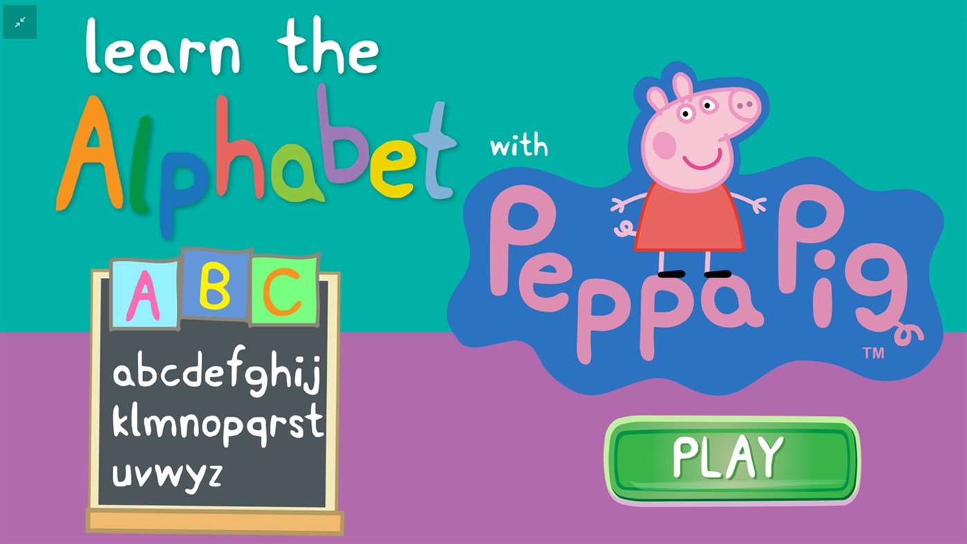 #1. Peppa Pig Alphabet (Windows) By: NEXTSYS