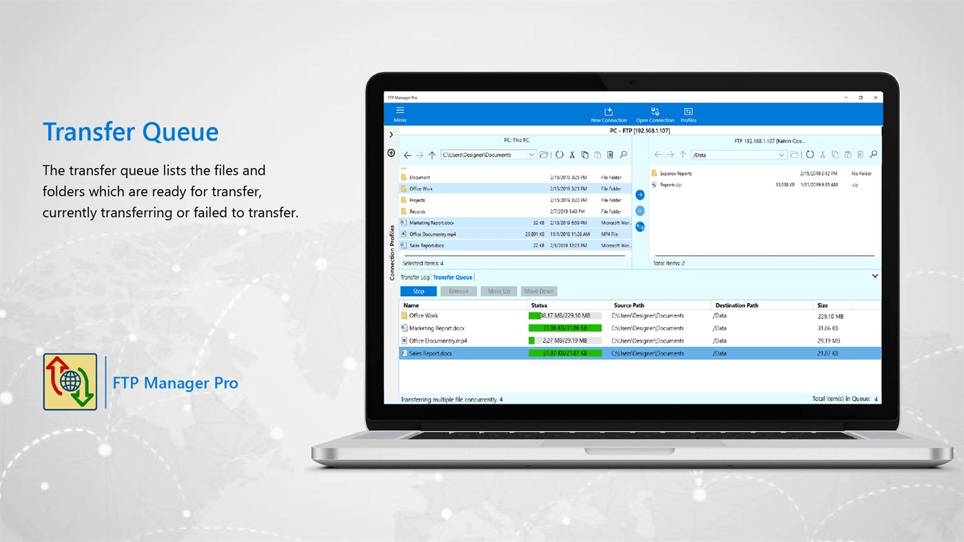 #6. FTP Manager Pro (Windows) 由: DeskShare