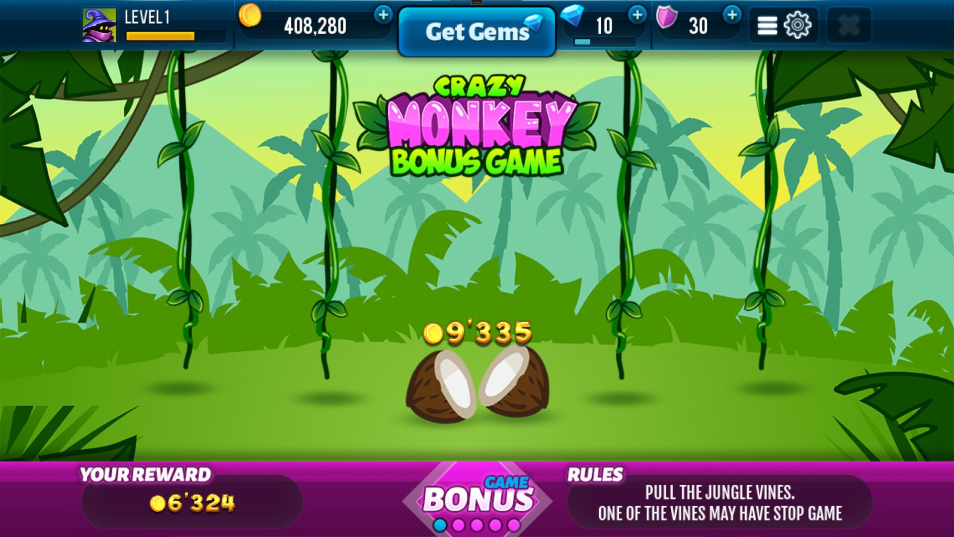 Screenshot 4 Crazy Monkey Wild Slot Machine windows