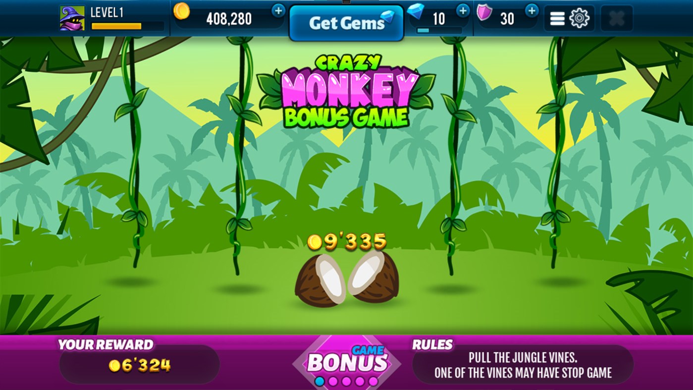 #4. Crazy Monkey Wild Slot Machine (Windows) Ved: Duksel