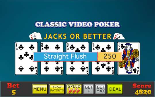 Mojo Video Poker screenshot 6