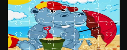 Hippo Jigsaw Game marquee promo image