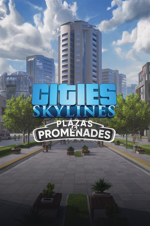 Cities: Skylines - Plazas & Promenades Xbox Series X|S and Xbox One cover art