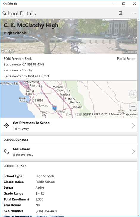 CA Schools Screenshots 2