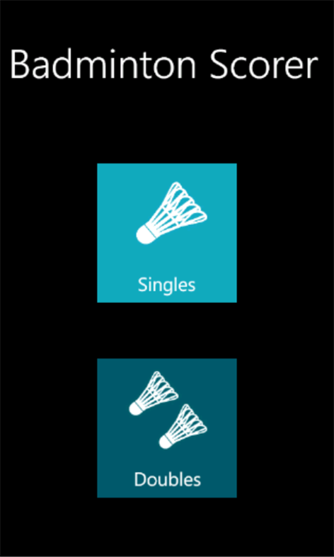 Badminton Scorer Screenshots 1