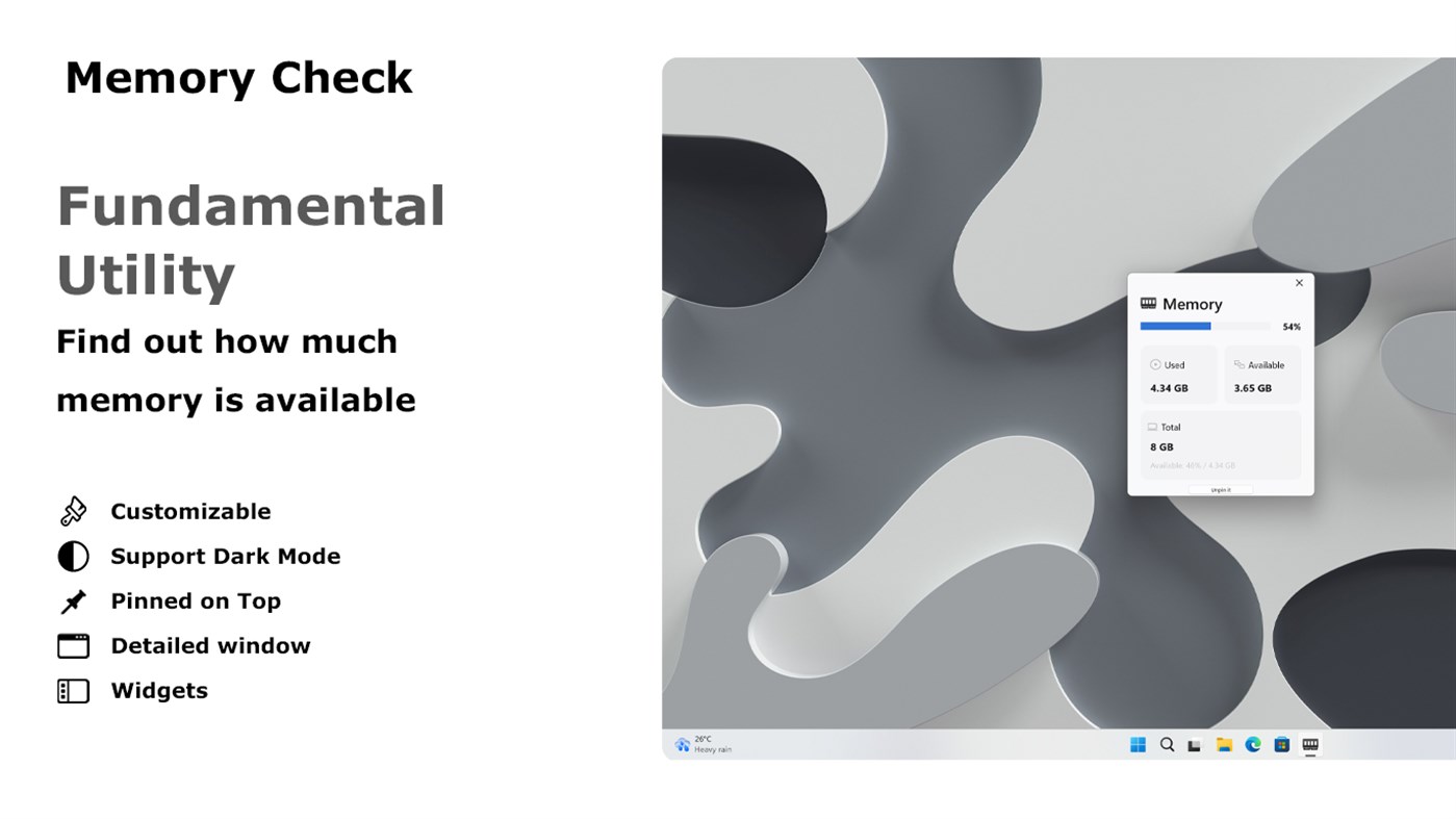 #1. Memory‎‏‏‎ ‎Check (Windows) 由: Stefan vd