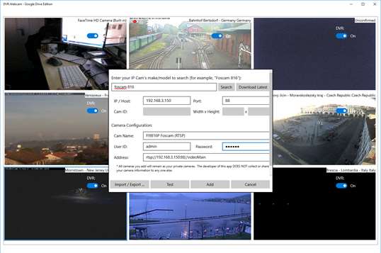 DVR.Webcam - Google Drive Edition screenshot 4