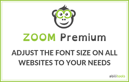 Text Zoom to increase font sizes small promo image