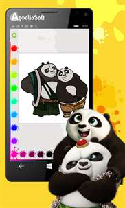 Kung Fu Panda Paint screenshot 3