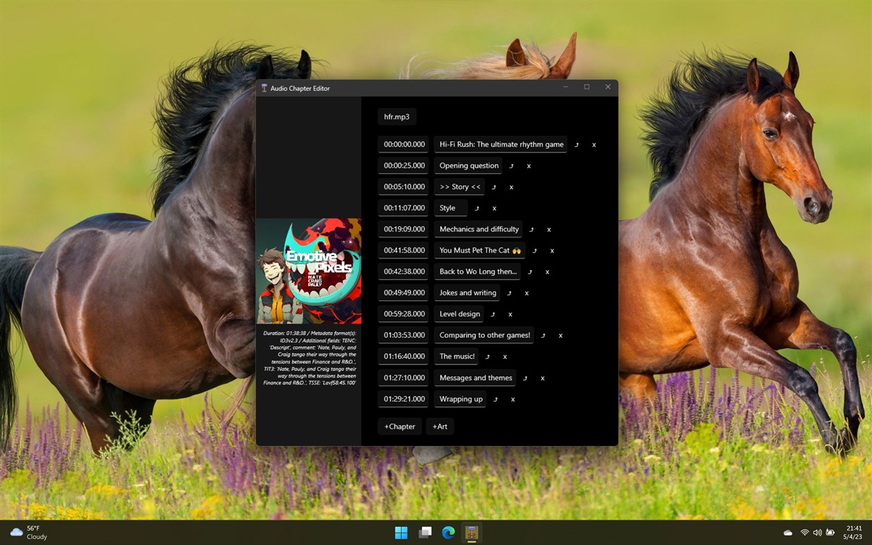 #1. Podcast Chapter Editor (Windows) Podle: Nate Stevens